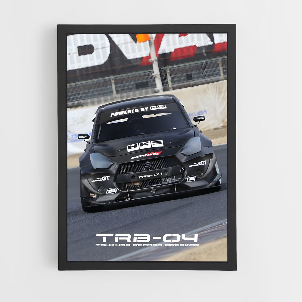 Poster Swift sport dynamique – affiche Suzuki (vue 2)